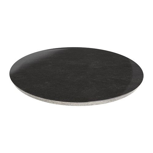 Lazy Susan, marble black