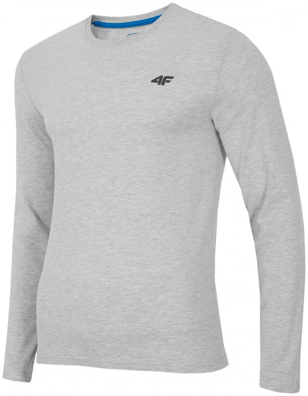 LONGSLEEVE MĘSKI TSML300 - JASNO SZARY MELANŻ