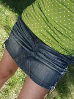 Spódniczka jeansowa(mini) 