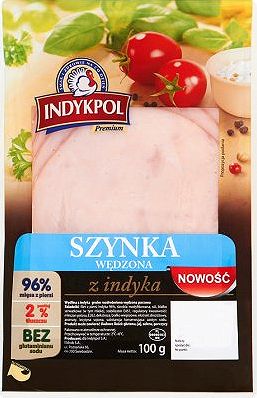Indykpol Premium Szynka wędzona z indyka/kurczaka