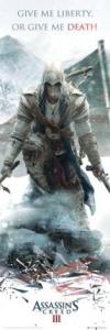 Assassins Creed III Liberty - plakat 53x158 cm