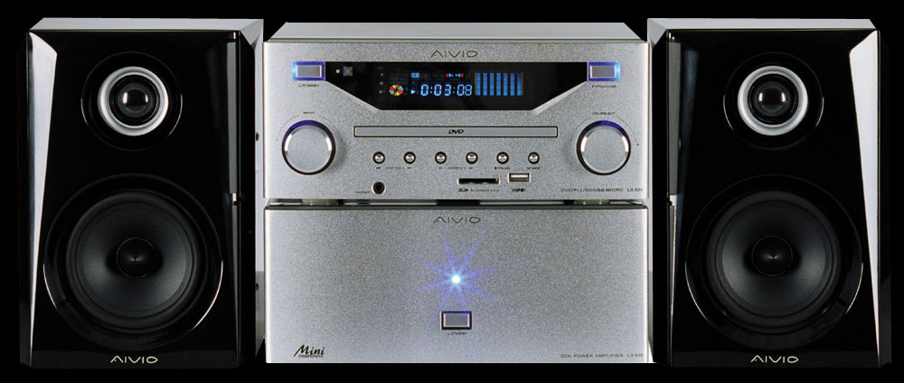 WIEŻA STEREO Aivio LS500 CD MPEG4 MP3 JPEG WROCLA