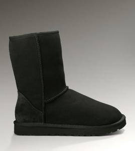 UGG Australia 5825 WOMENS CLASSIC SHORT BLACK