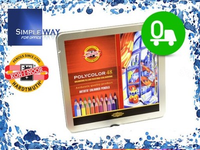 Kredki POLYCOLOR 48 wodoodporne KOH-I-NOOR
