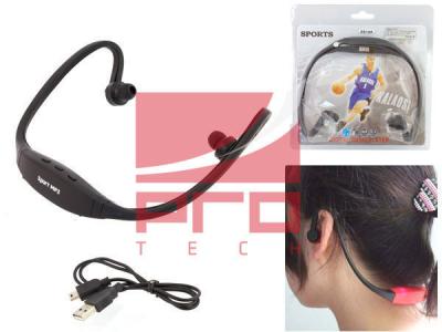 SŁUCHAWKI BEZPRZEWODOWE SPORTOWE MP3 DO BIEGANIA