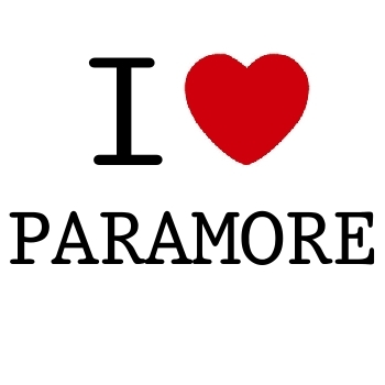 T-shirt I love Paramore
