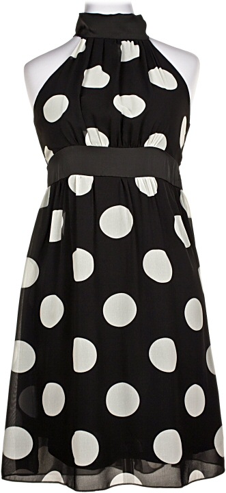 Funky People Black Polka Dot Dress