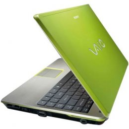 Laptop Sony Vaio zielony