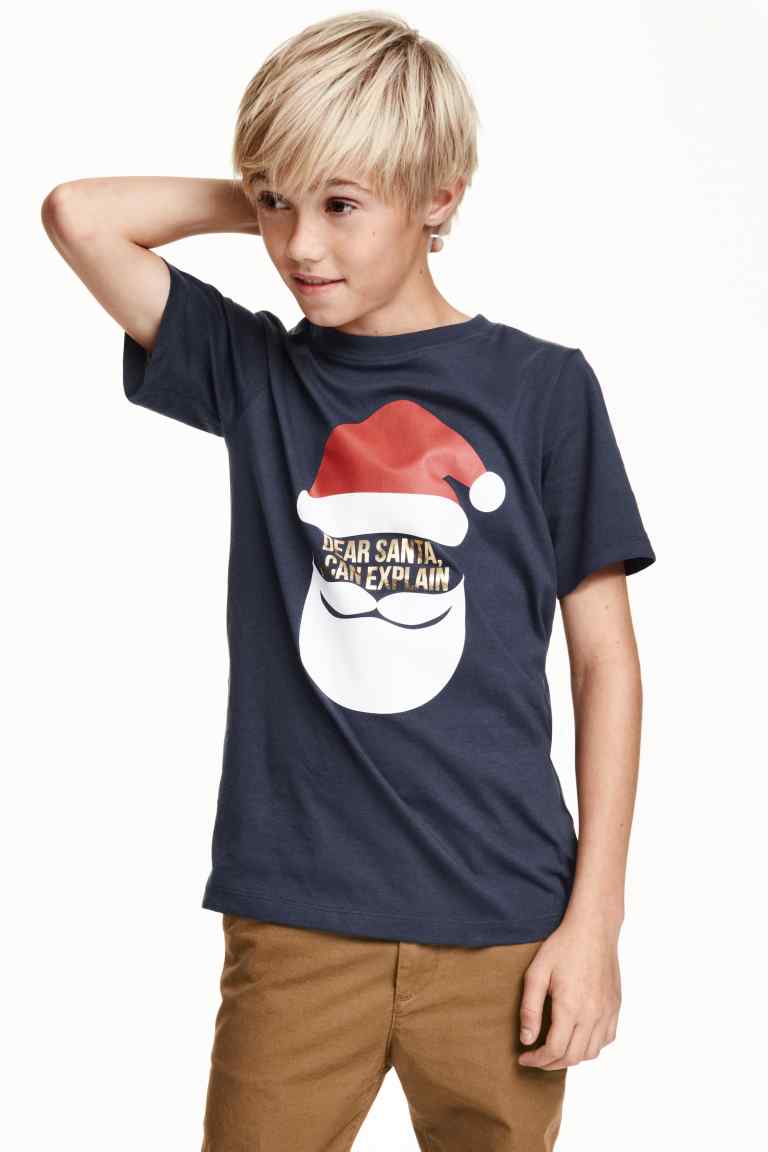 T shirt z mikołajem 