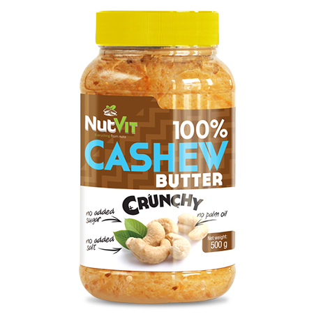 OSTROVIT NUTVIT MASŁO ORZECH NERKOWCA 500G CRUNCHY