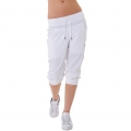 Nike Marcela Jersey Capri sweatpant dark white/wolf grey
