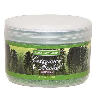 Peeling solny - cedr i baobab