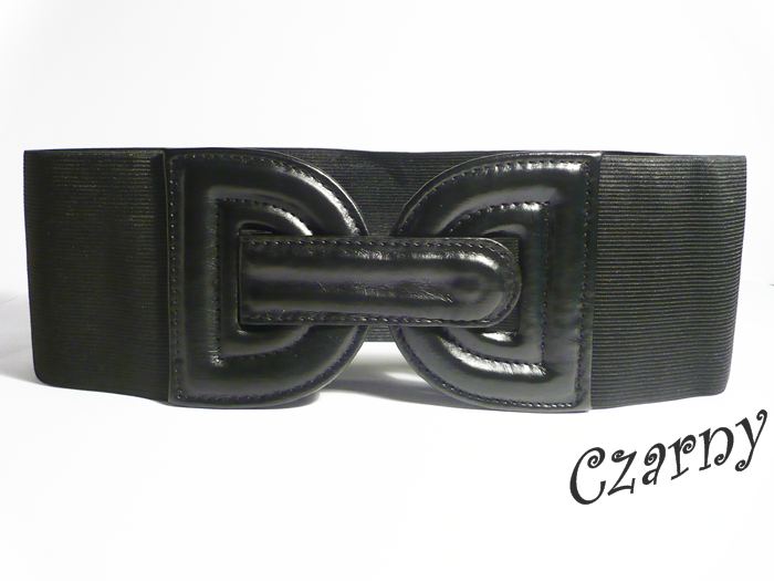 Szeroki pas - czarny