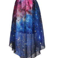 Harajuku Galaxy Chiffon Skirt