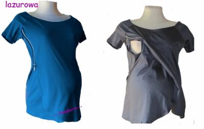 Tunika ciążowa i do karmienia z zamkiem  S/M