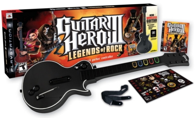 Play Station 3 z grą The Guitar Hero !