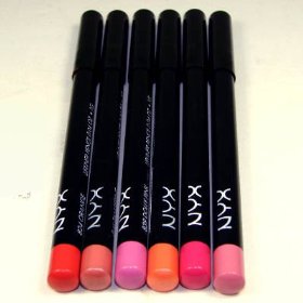 NYX Cosmetics Long Lasting Slim Lip Liner Pencils 6 Colors