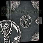 Reaper's Arms Organiser Cover - Grey Gothic Writing Journal