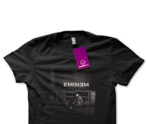 Bluzka z nadrukiem twarzy Eminema
