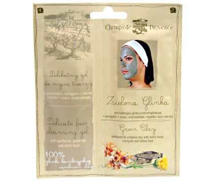 Glinka przeciwtrądzikowa 2w1