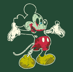Koszulka Mickey zombie