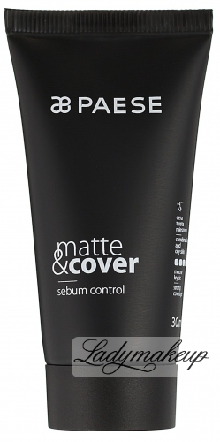 PAESE - Matte & cover sebum control - Podkład matująco-kryjący 202 naturalny