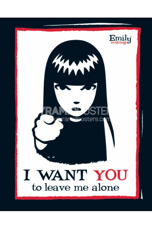 plakat EMILY THE STRANGE - I WANT YOU 