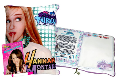 Pamiętnik-poduszka Hannah Montana