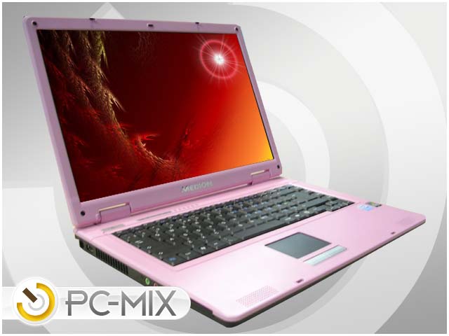 laptop różowy ;dd