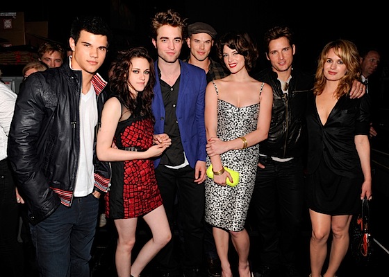 Spotkanie z Robertem Pattinsonem,Taylorem Lautnerem,Kristin Stewart i innymi gwiazdami zmierzchu. 