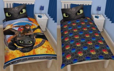 JEŹDŹCY SMOKÓW JAK WYTRESOWAĆ DREAMWORKS  POŚCIEL