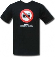 koszulka zakaz fotografowania