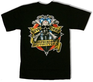T-Shirt Deep Skull - Amphibious Outfitters