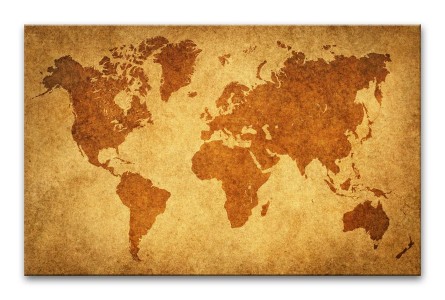 Ścienna, wielka mapa świata