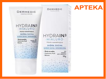 DERMEDIC HYDRAIN3 HIALURO maska nawadniająca 50g