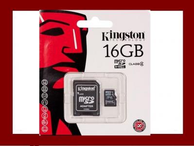 Karta pamięci MicroSDHC 16GB class 4