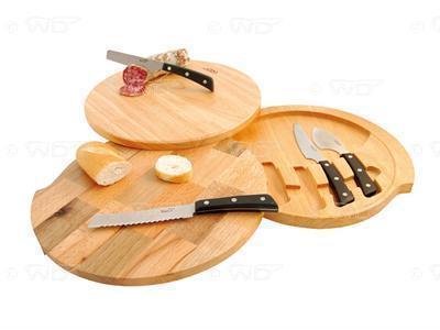 Taca deska 3 poziomowa obrotowa z 4 nożami PREZENT