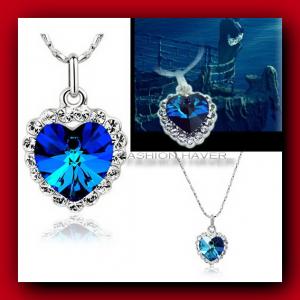 !!! SERCE OCEANU  - NASZYJNIKI SWAROVSKI -50%