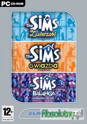 Zestaw THe sims 1 -Zwierzaki, Balanga, Gwiazda