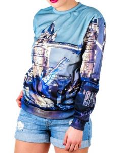 Bluza blogerska 3D London! NOWA! S/M!