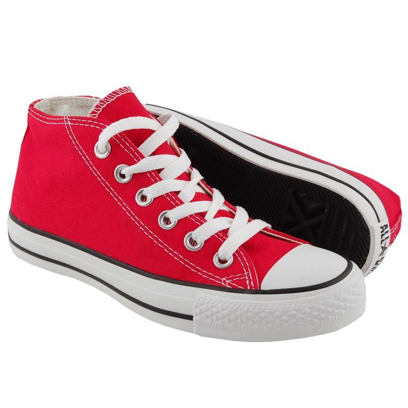 Converse CHUCK TAYLOR ALL STAR CLEAN MID Red