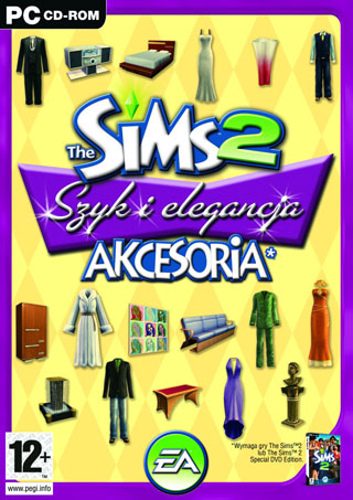 Sims 2 akcesoria: Szyk i elegancja