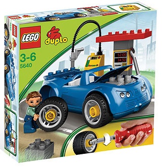 KLOCKI LEGO DUPLO 5640 STACJA BENZYNOWA