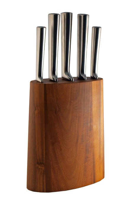 Fissler AKAZIA Blok + 6 Noży Kuchennych