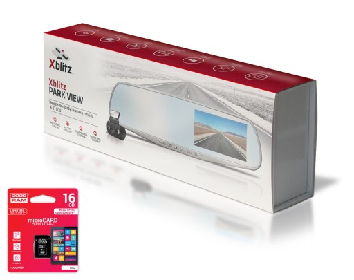 Wideorejestrator + kamera tylnia