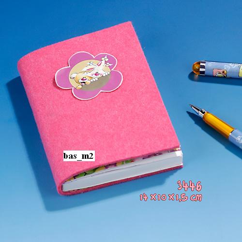 Piękny milutki różowy duży i gruby pamiętnik
