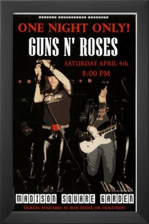 Guns N Roses Madison Square Garden Music Poster Print
