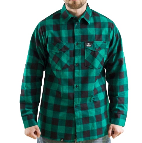 Koszula w kratę zielona 