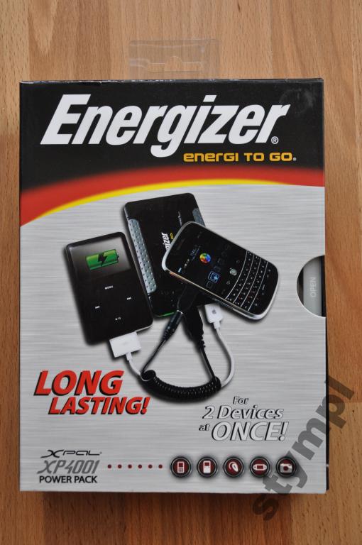 ENERGIZER ENERGI TO GO XP4001,PRZENOŚNA ŁADOWARKA