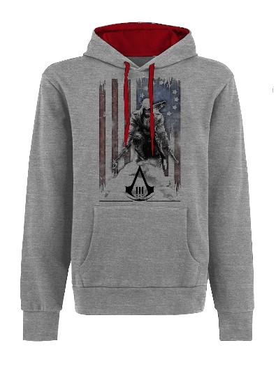 Bluza Assassin's Creed III Grey Flag Hoodie